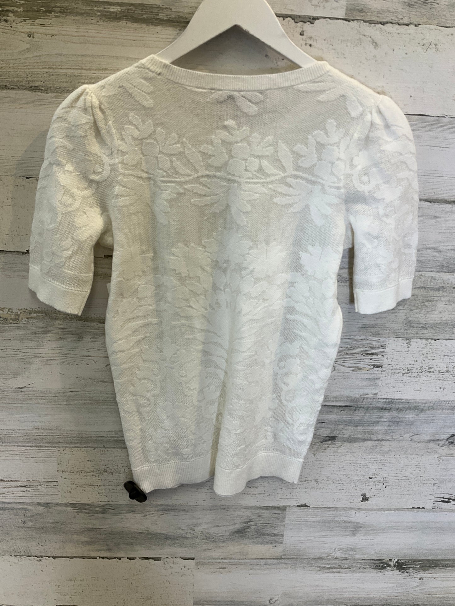 White Top Short Sleeve Loft, Size Xs