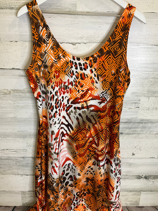 Swimwear Cover-up By Clothes Mentor In Orange & Red, Size: Onesize