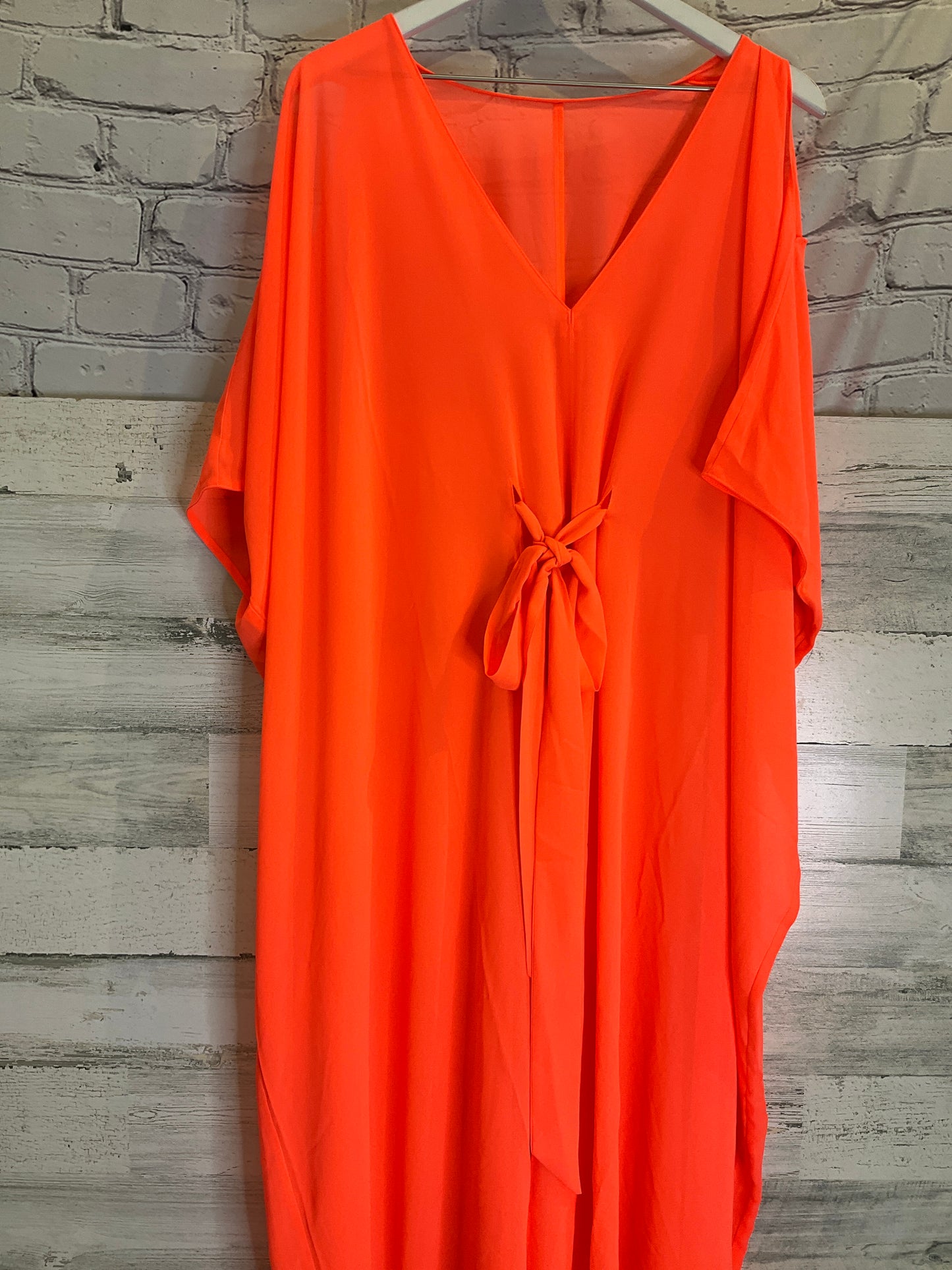 Swimwear Cover-up By Clothes Mentor In Orange, Size: Onesize