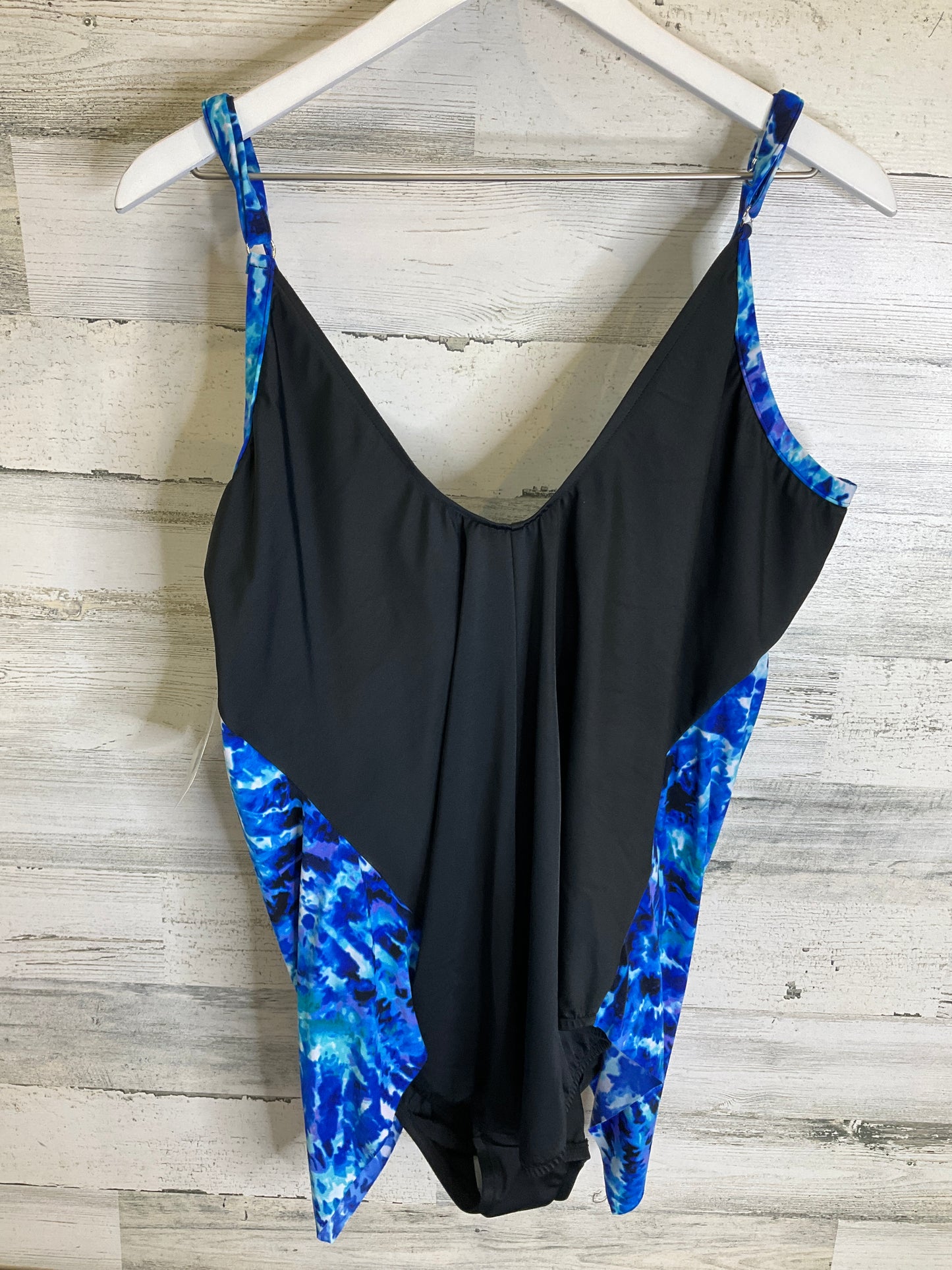 Swimsuit By Miraclesuit In Blue & Purple, Size: 3x