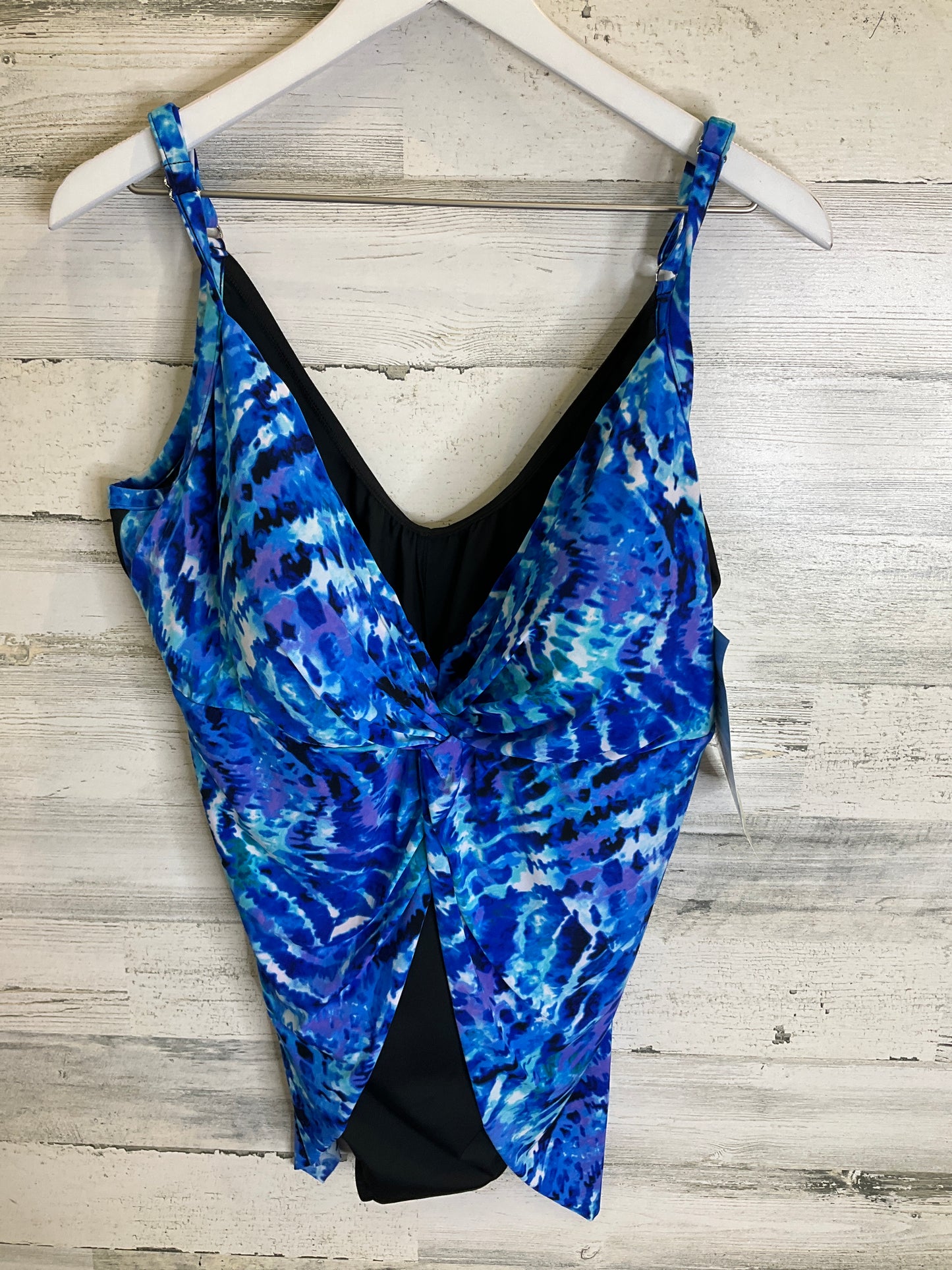 Swimsuit By Miraclesuit In Blue & Purple, Size: 3x