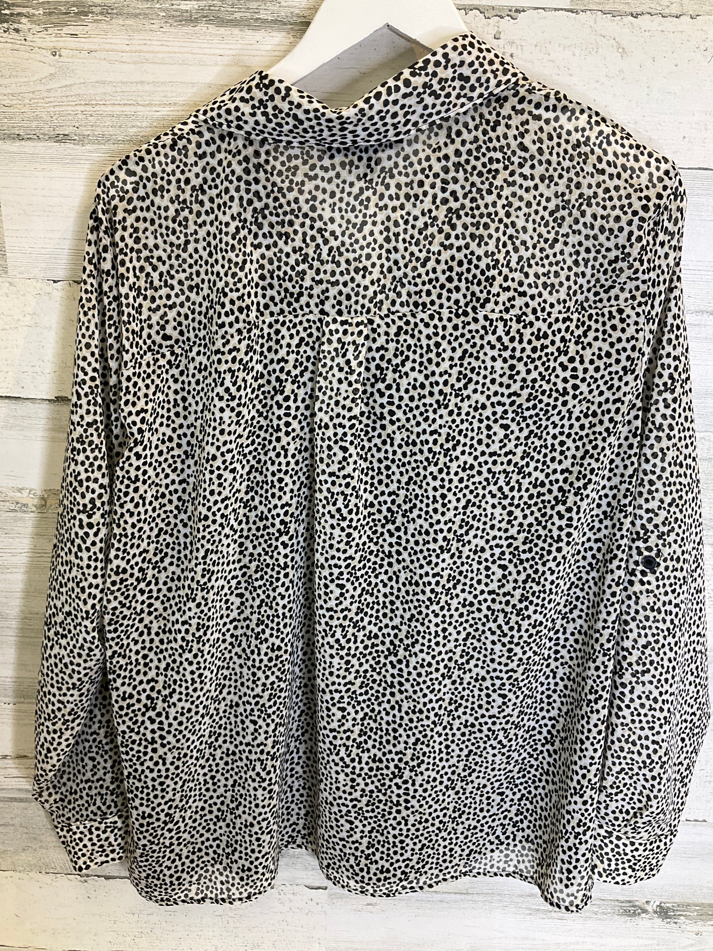 Top Long Sleeve By Lane Bryant In Animal Print, Size: 1x