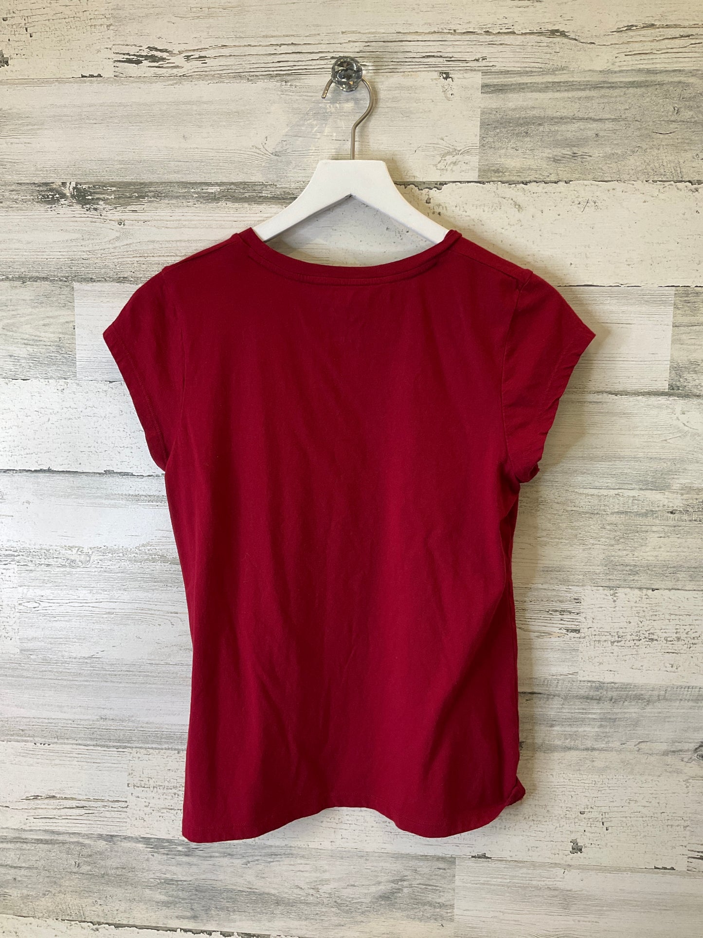 Top Short Sleeve Basic By Universal Thread In Red, Size: M