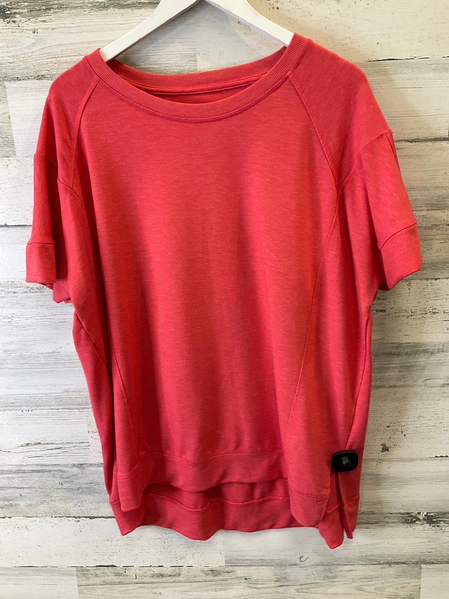 Top Short Sleeve By Sonoma In Coral, Size: Xxl