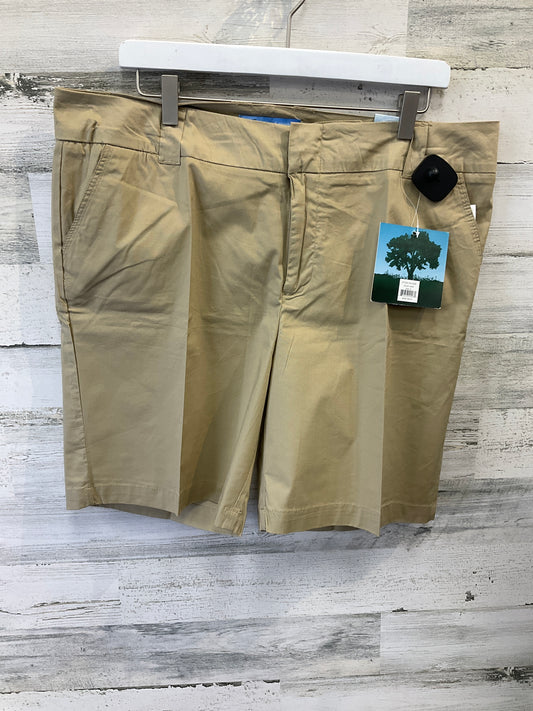 Tan Shorts Clothes Mentor, Size 16