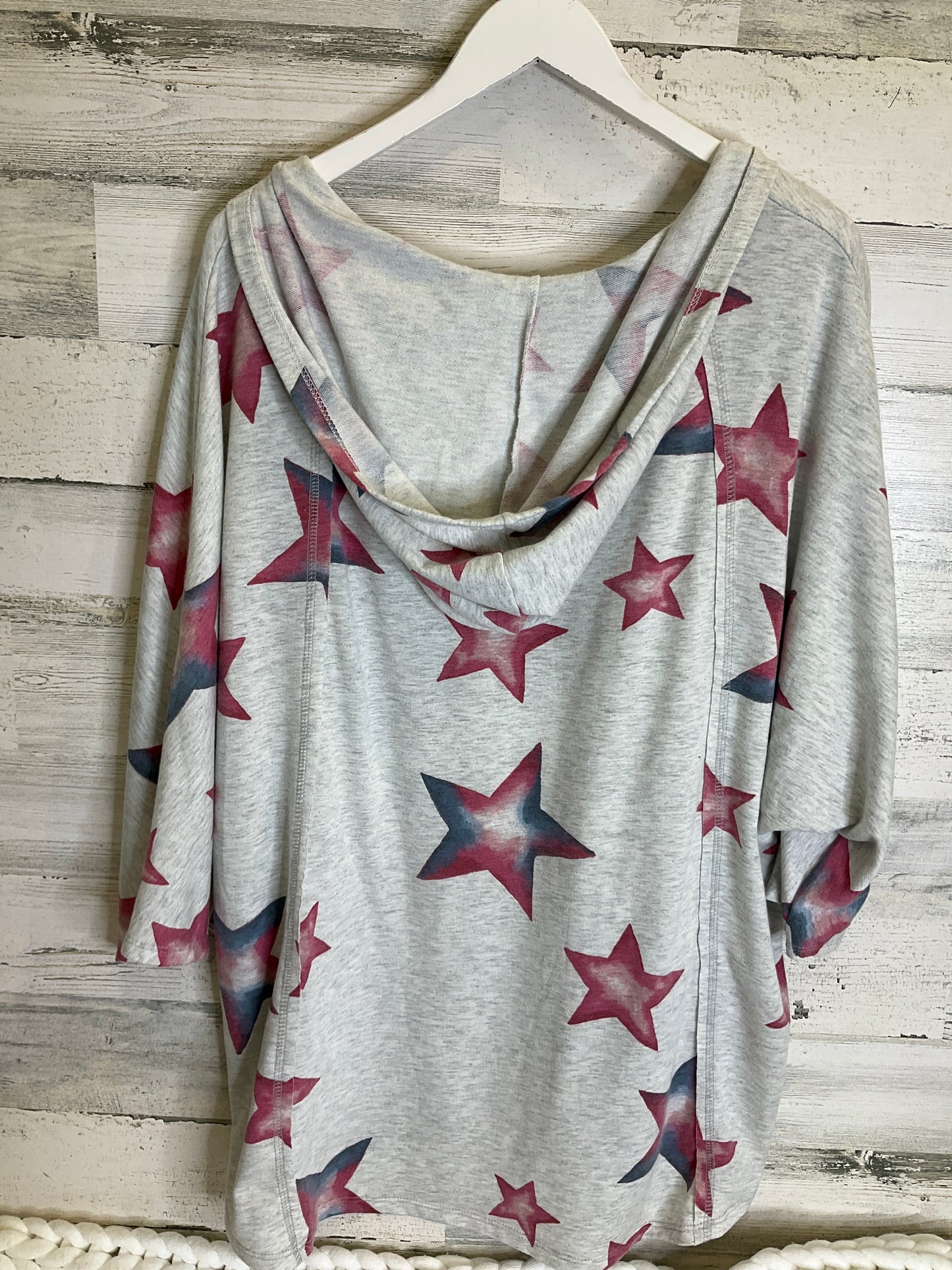 Grey Sweatshirt Hoodie Honeyme, Size Xxxl