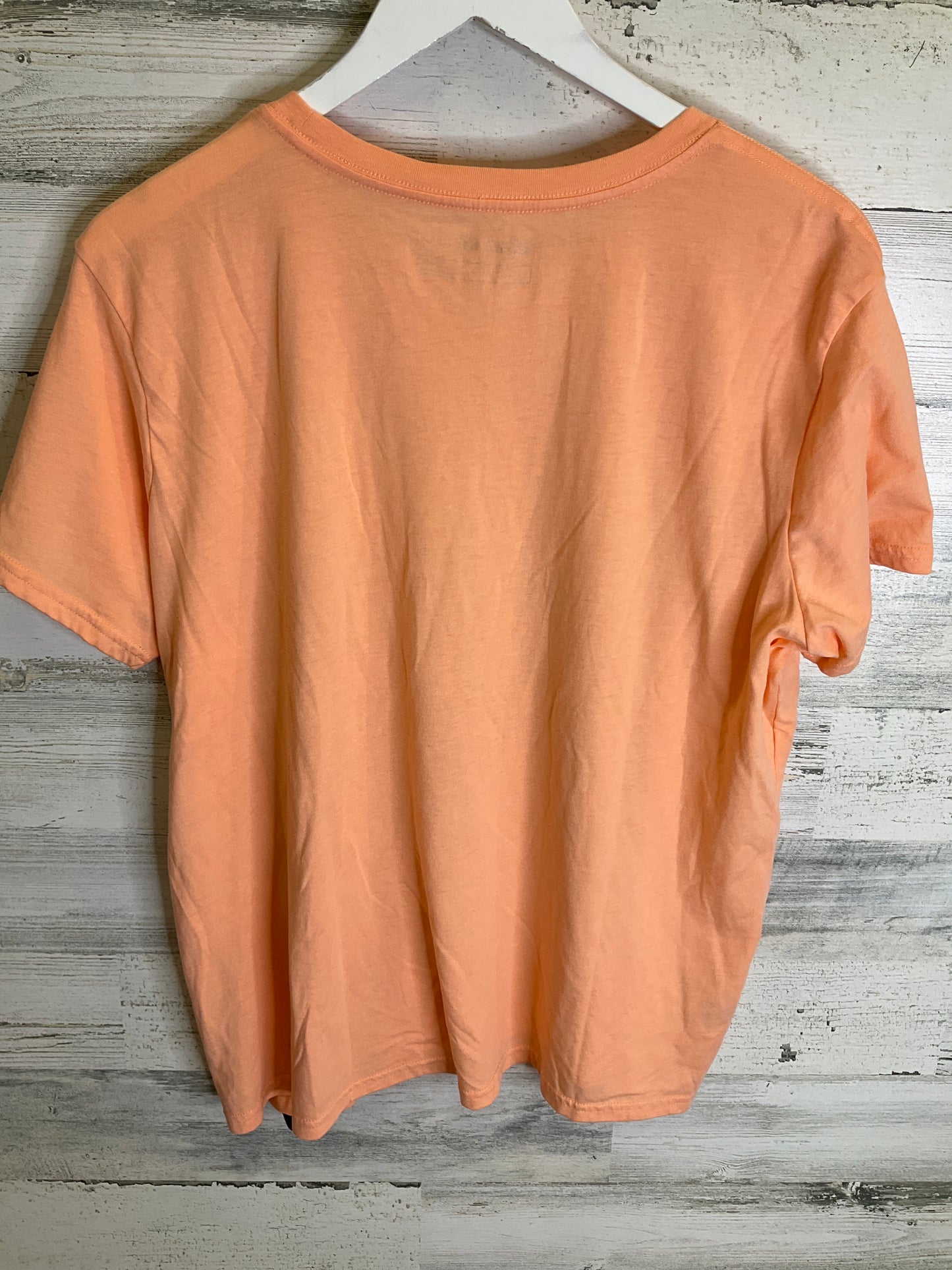 Orange Top Short Sleeve Eddie Bauer, Size Xl