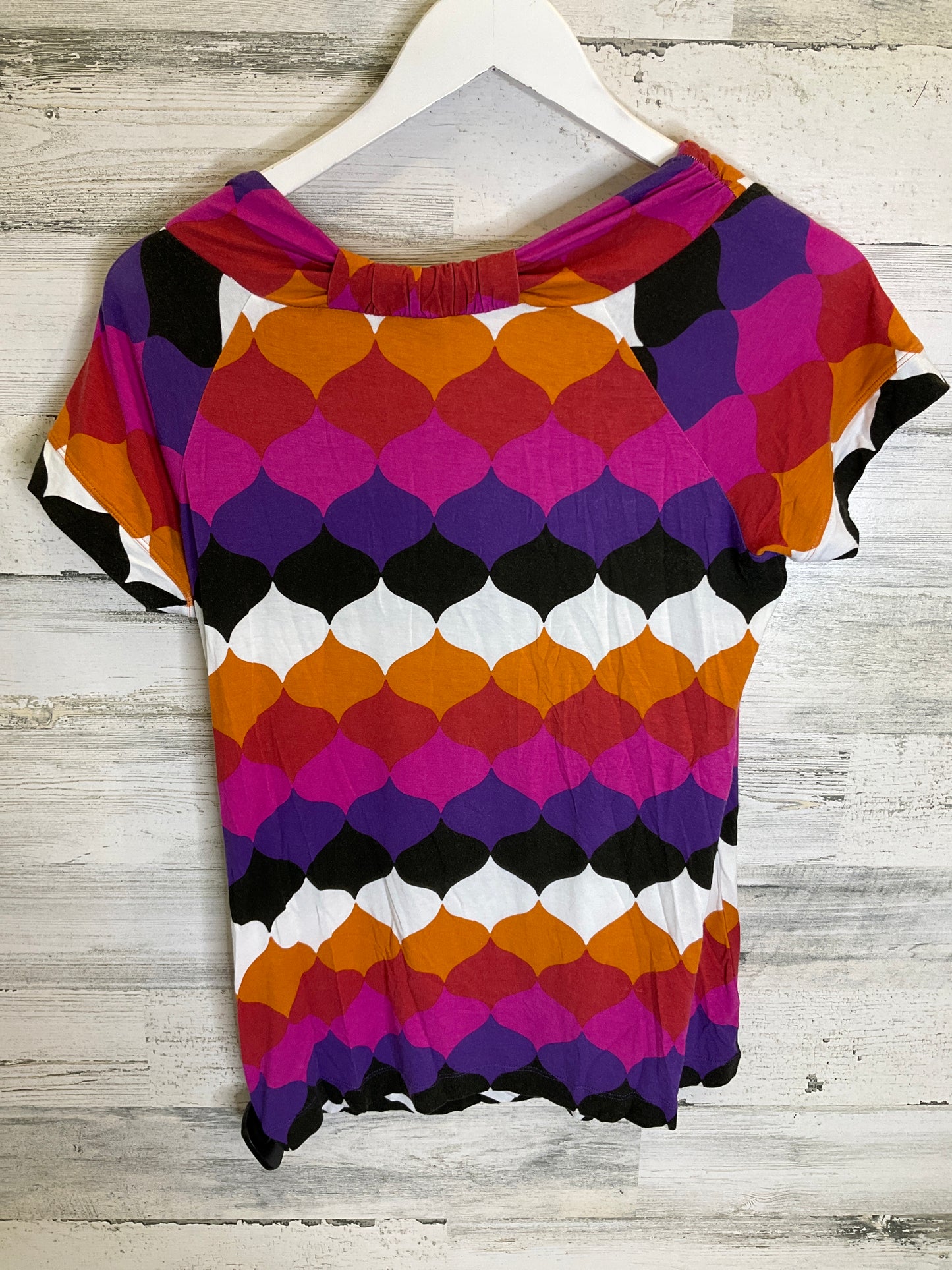 Multi-colored Top Short Sleeve Joseph A., Size S