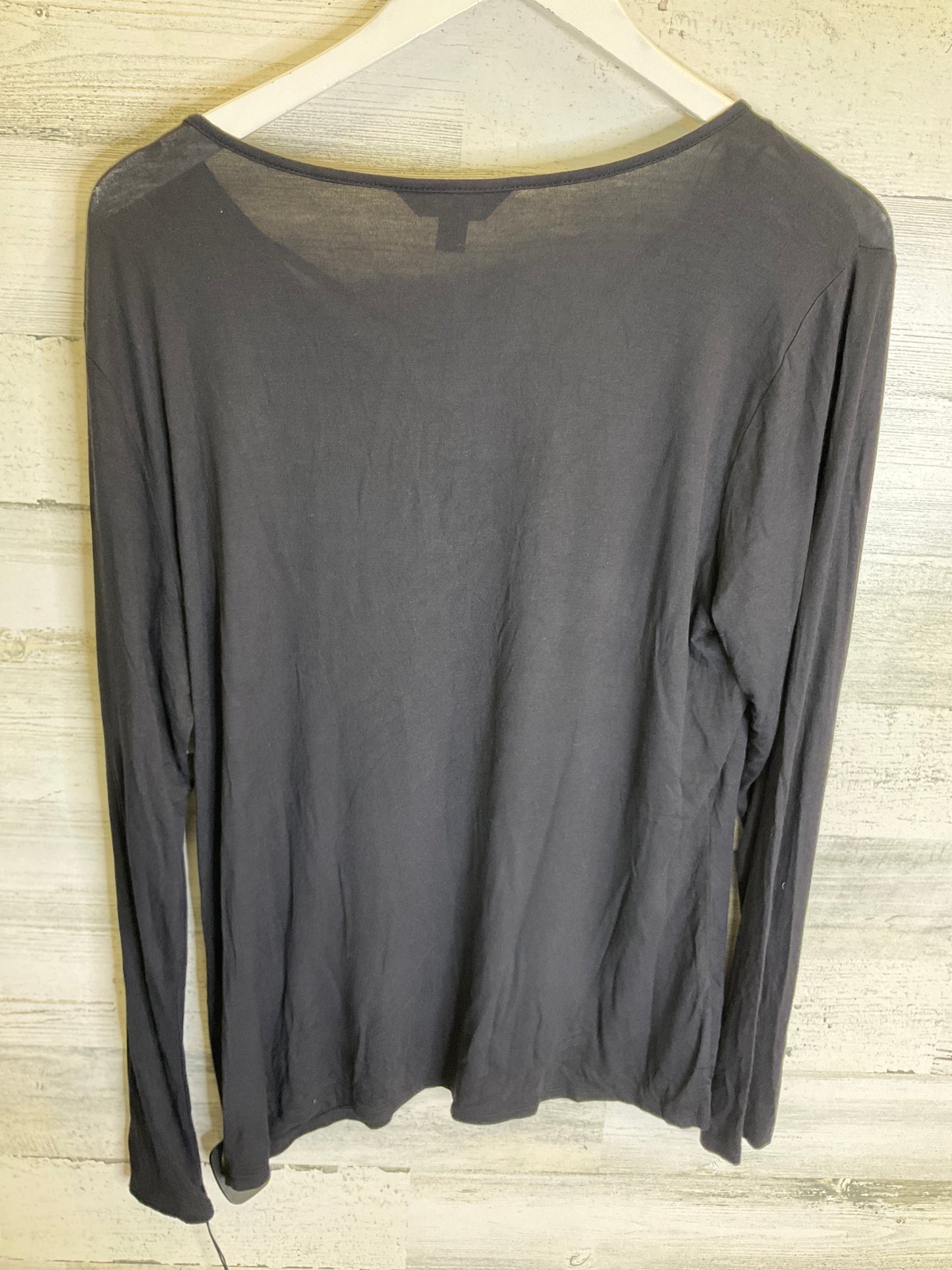 Top Long Sleeve By Rock And Republic In Black, Size: Xl