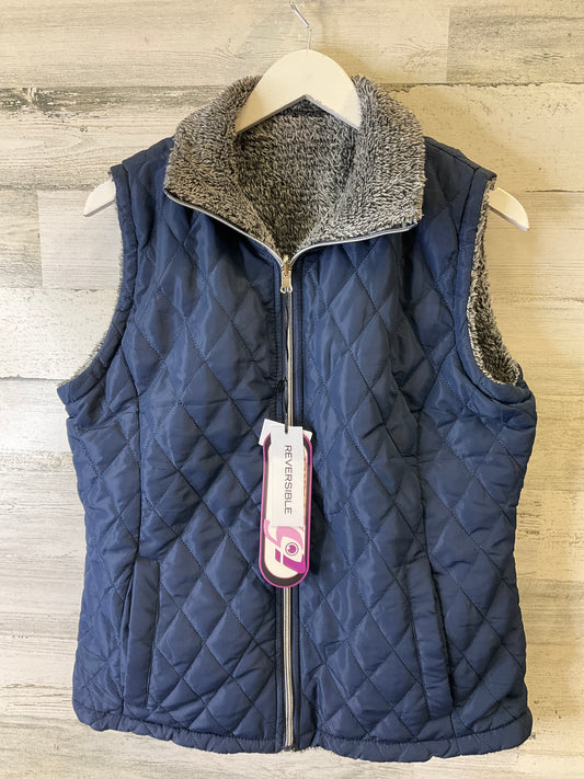 Vest Puffer & Quilted By Clothes Mentor In Navy, Size: L