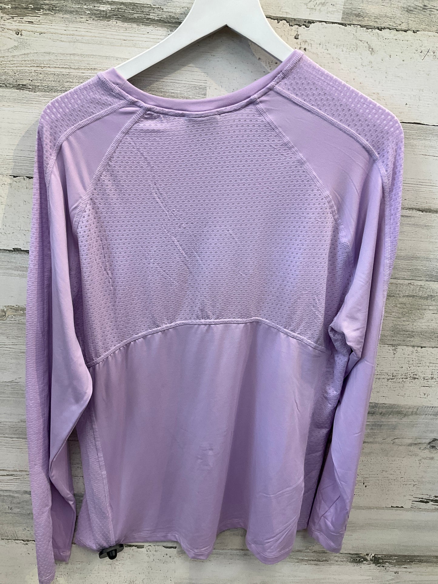 Athletic Top Long Sleeve Crewneck By Columbia In Purple, Size: Xxl