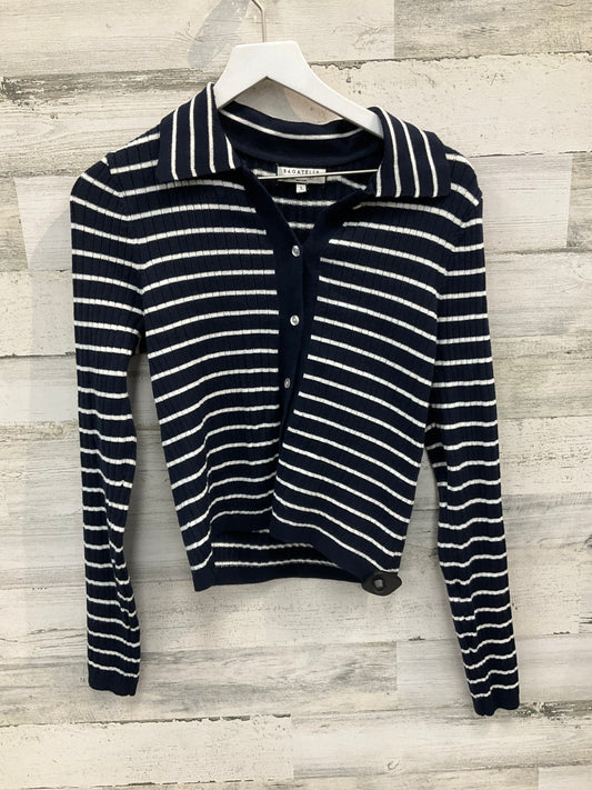 Dress Set 2pc By Clothes Mentor In Blue & White, Size: S