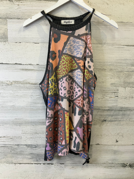 Multi-colored Top Sleeveless Haptics, Size L