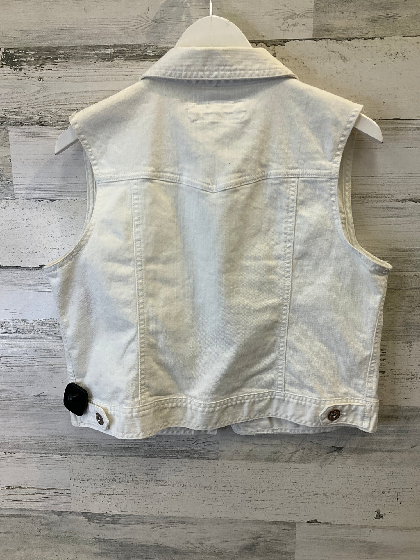 Vest Other By Maurices In White Denim, Size: Xl