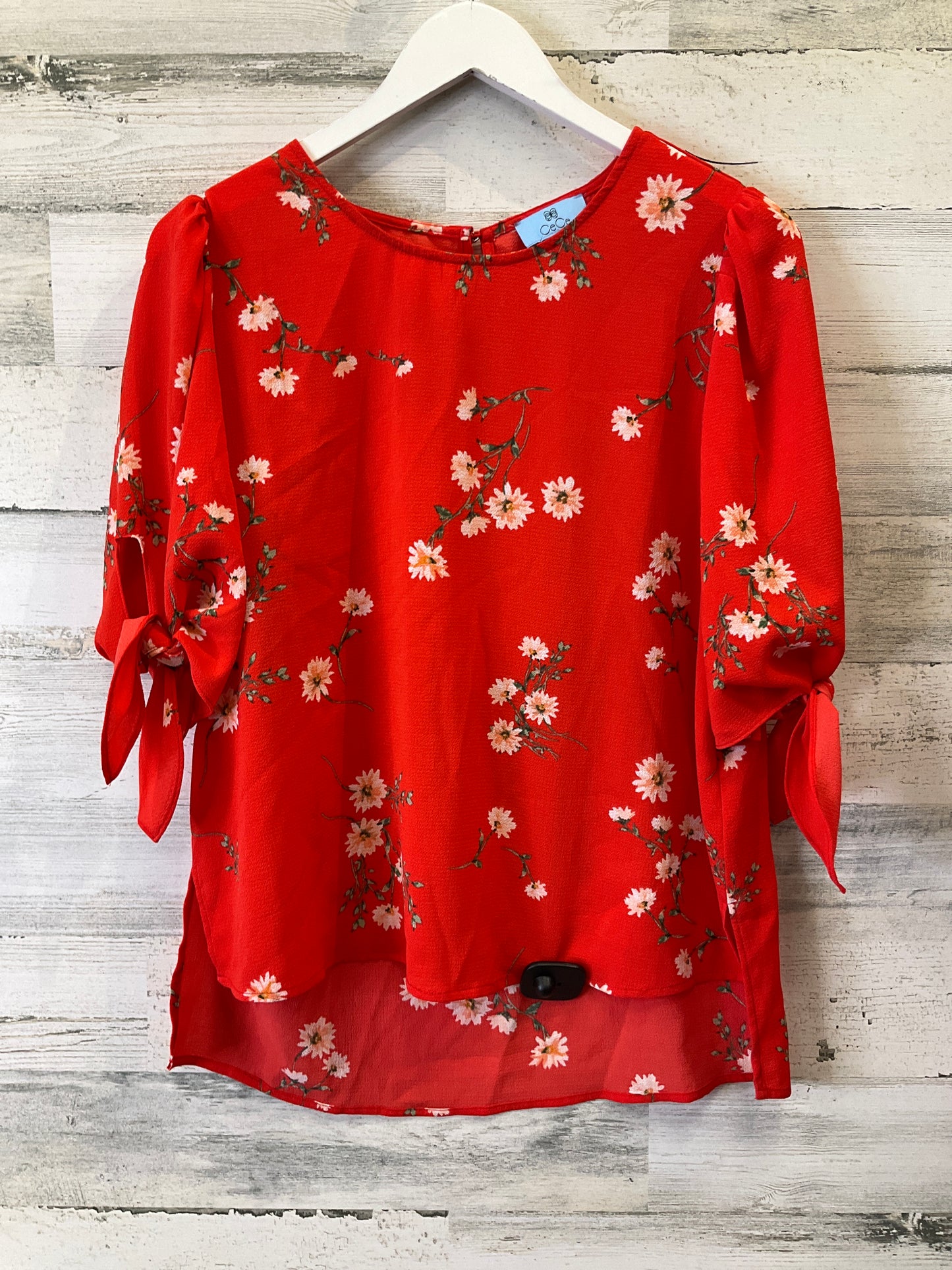 Red Top Short Sleeve Cece, Size M