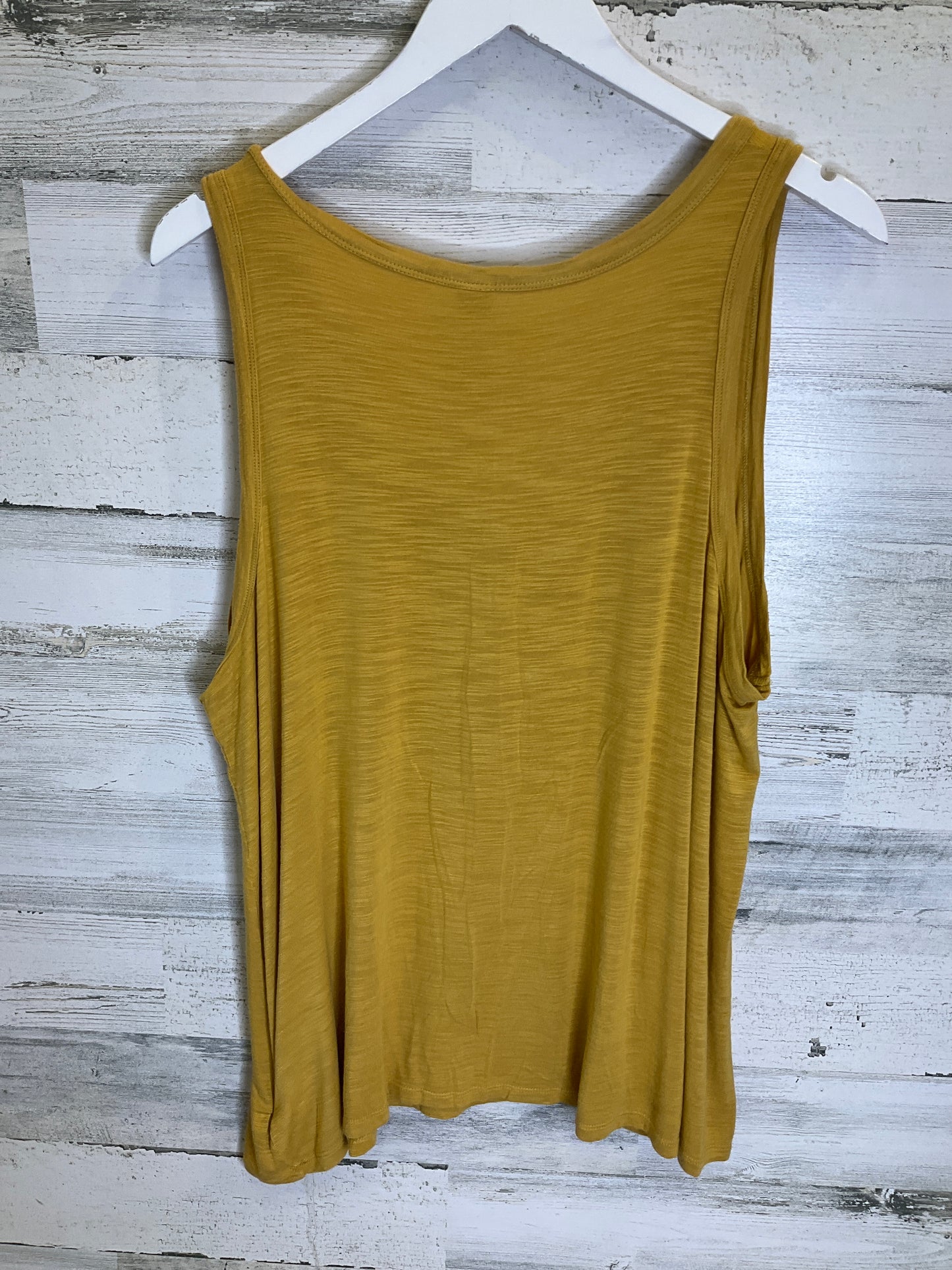 Yellow Top Sleeveless Basic Old Navy, Size Xl