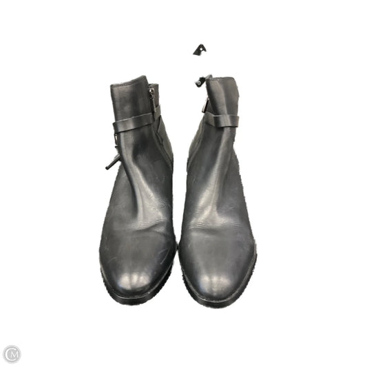 Boots Ankle Heels By Clarks In Black, Size: 10