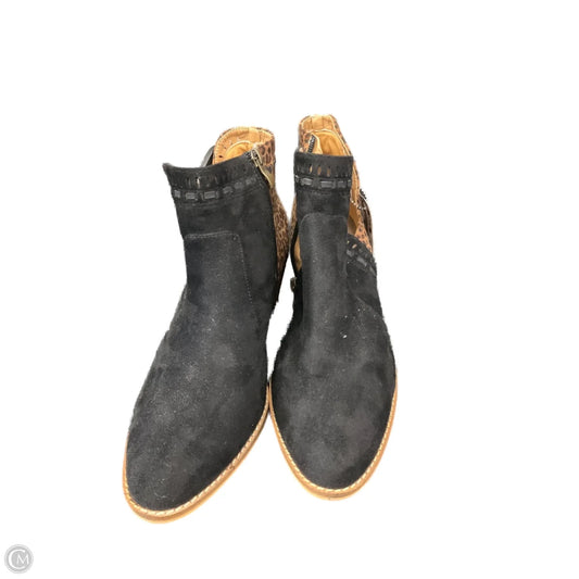 Boots Ankle Heels By Boutique + In Black, Size: 11