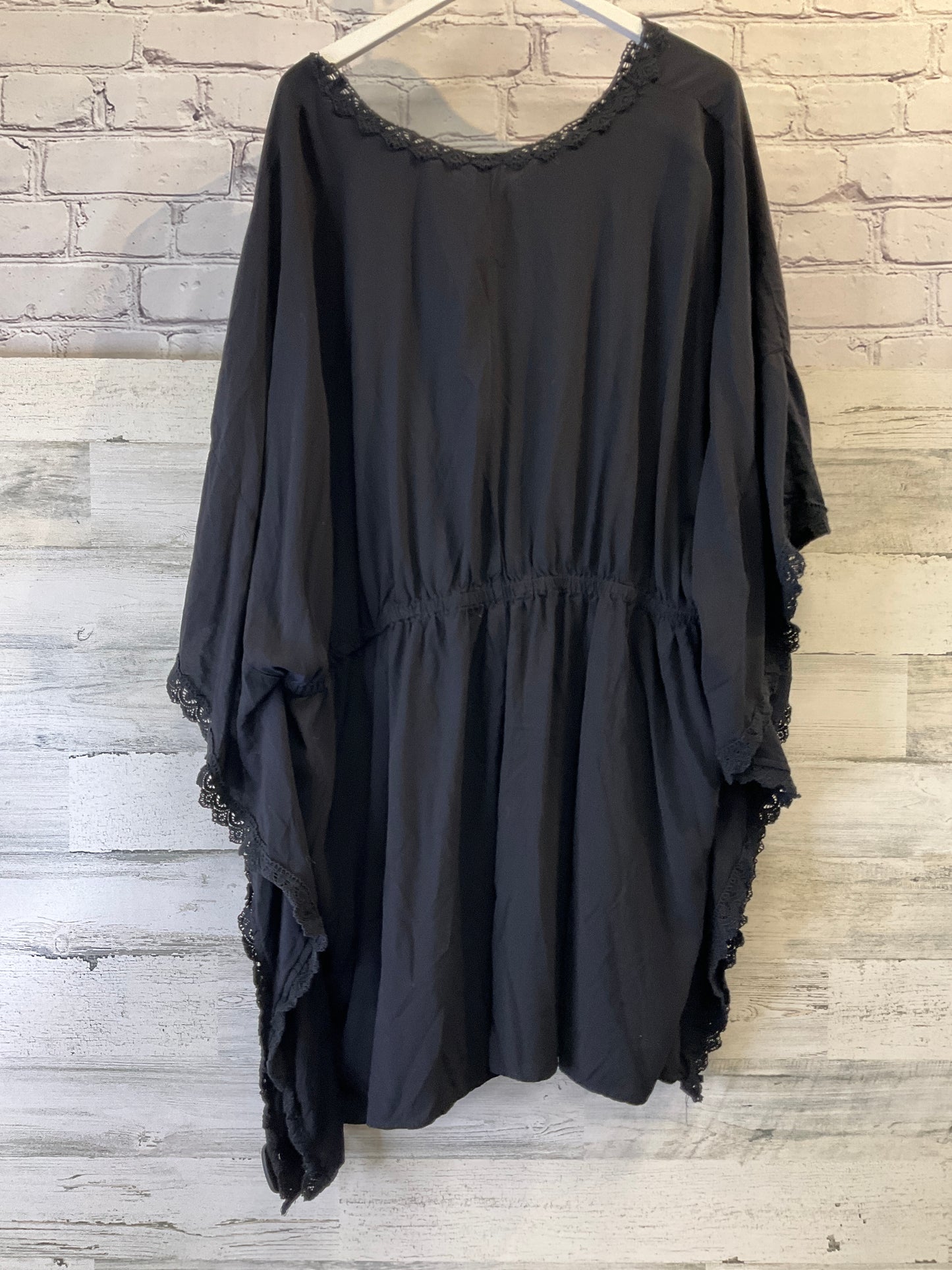 Black Swimwear Cover-up Clothes Mentor, Size 4x