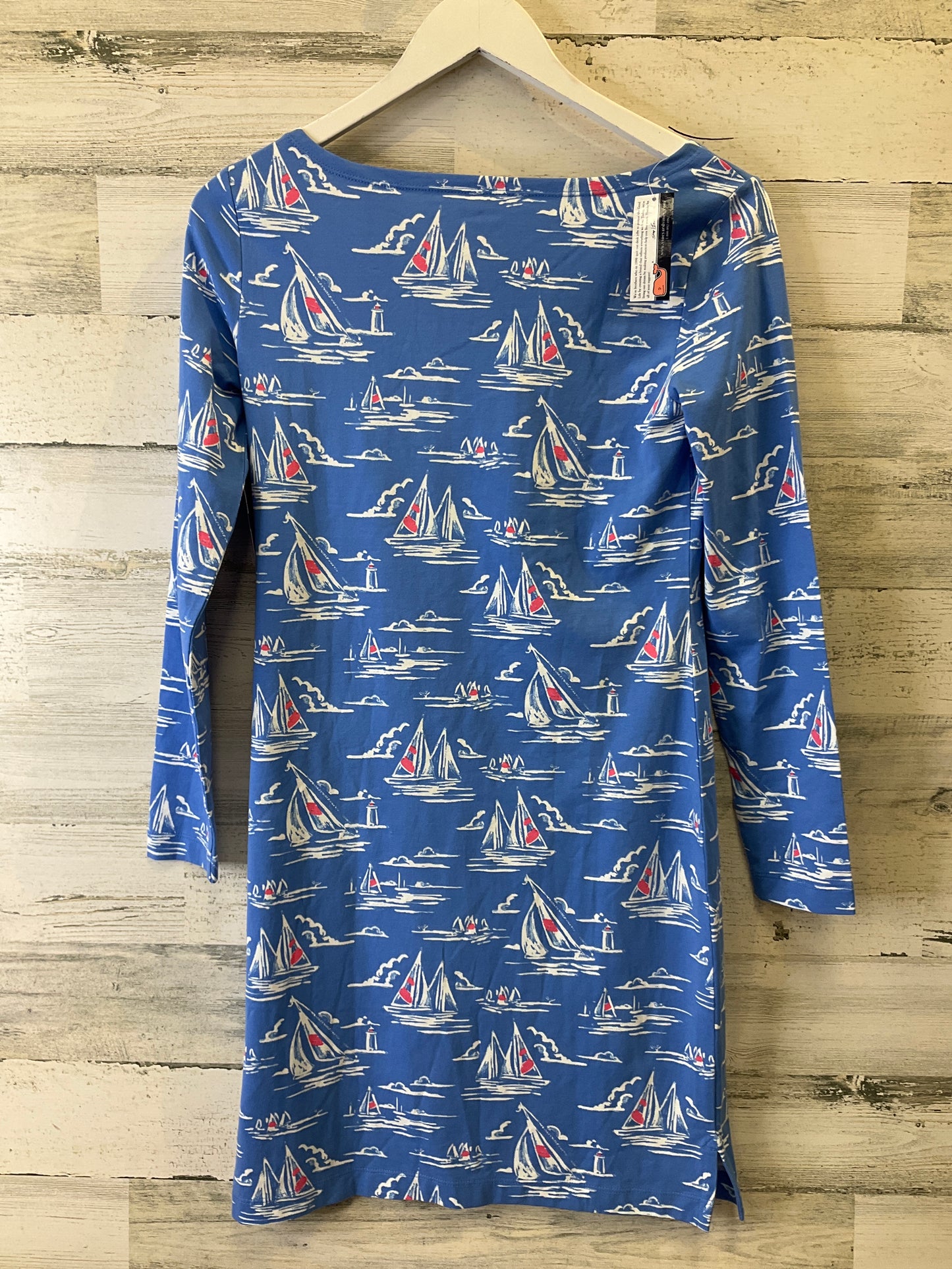 Blue Dress Casual Midi Vineyard Vines, Size Xxs