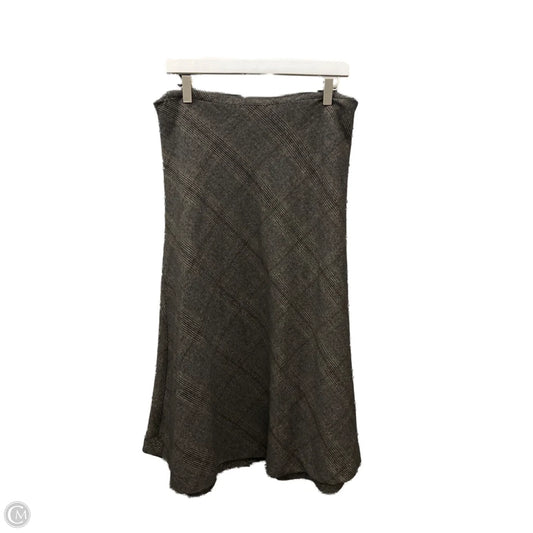 Skirt Midi By Premise Studio In Brown, Size: 10