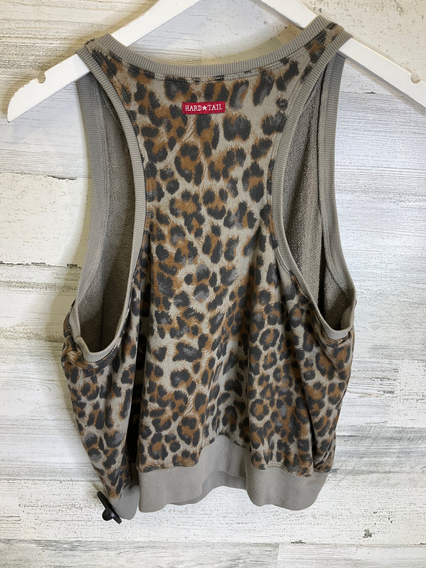 Top Sleeveless By Hardtail In Animal Print, Size: M