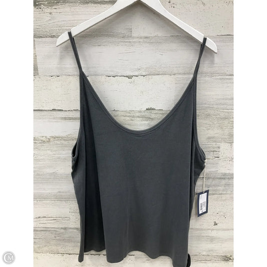 Top Sleeveless Basic By Universal Thread In Grey, Size: 2x