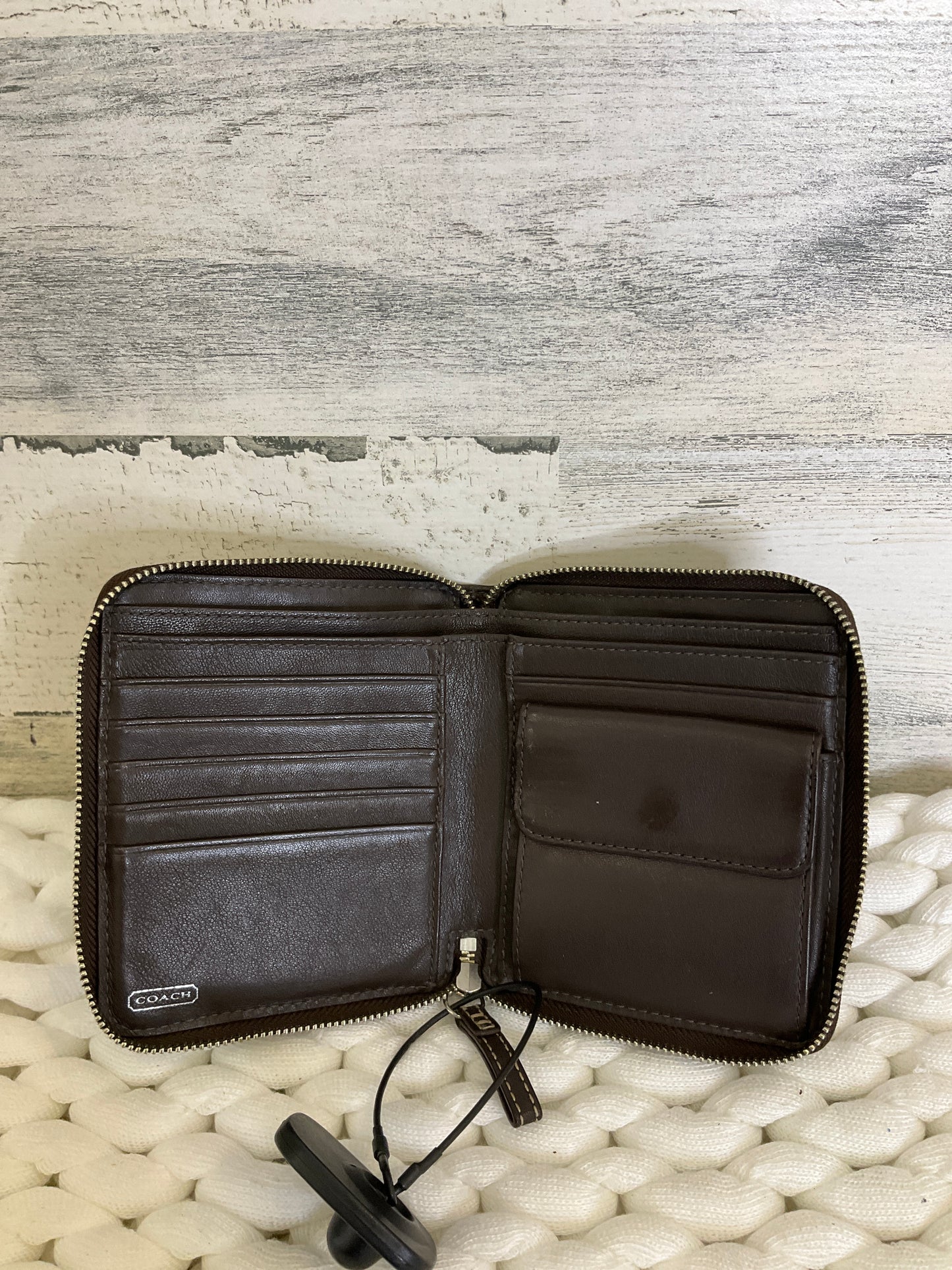 Wallet Designer By Coach, Size: Small