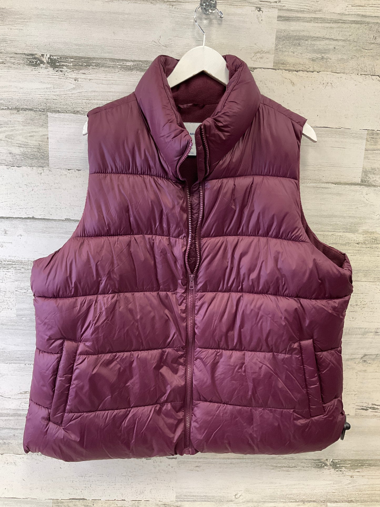 Vest Puffer & Quilted By Old Navy In Maroon, Size: Xl