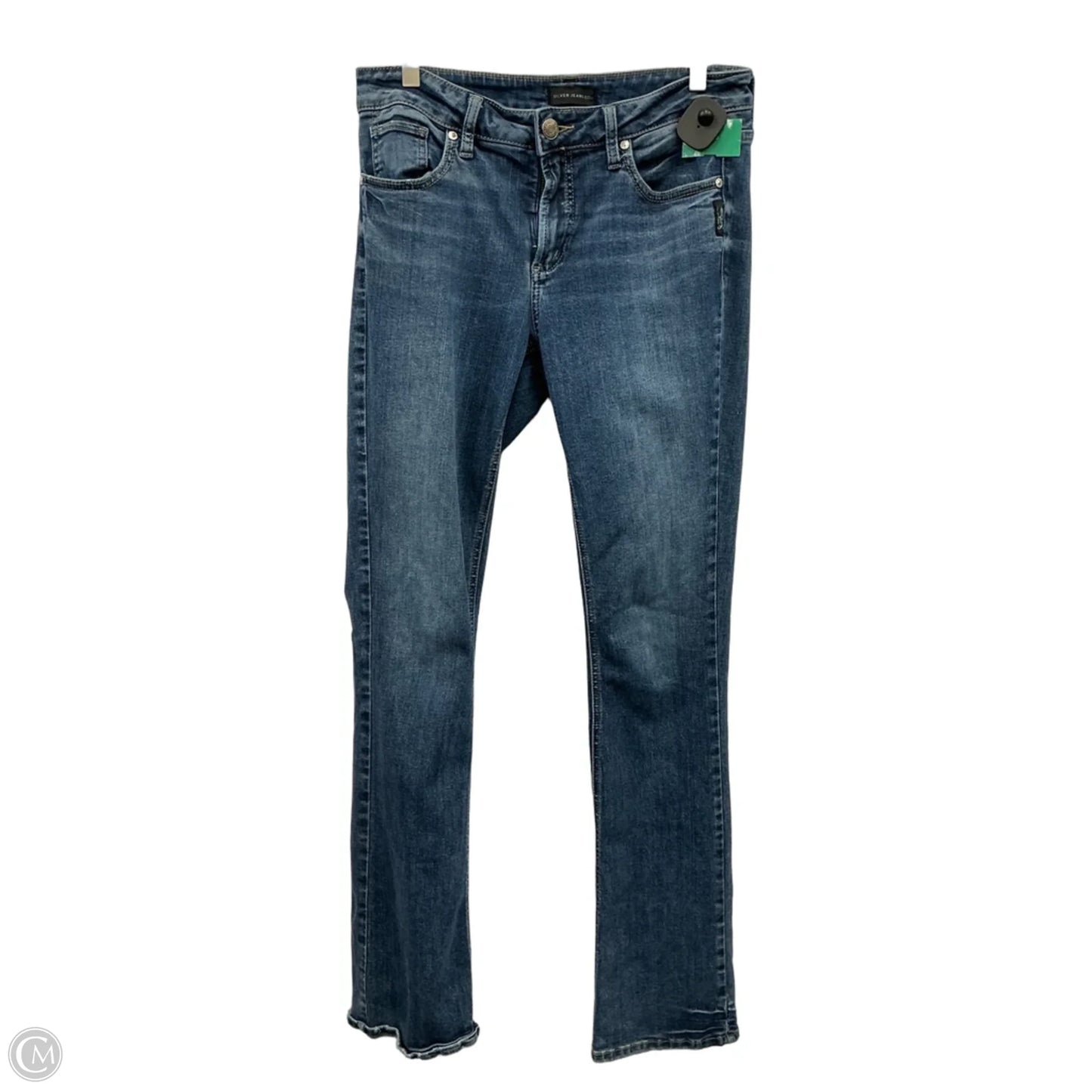 Jeans Straight By Silver In Blue Denim, Size: 8