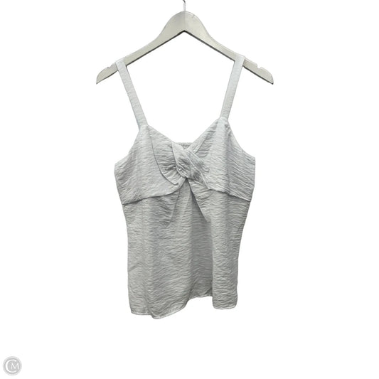 Top Sleeveless By Simply Vera In White, Size: M