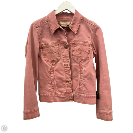 Jacket Denim By Jeanstar In Pink Denim, Size: S