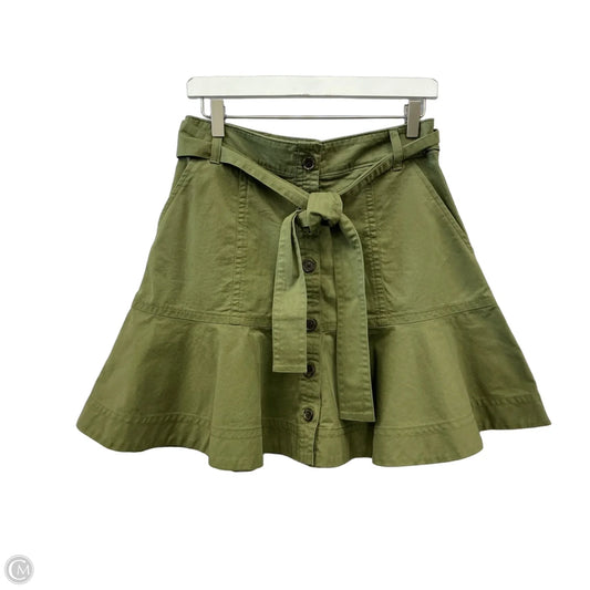 Skirt Midi By Banana Republic In Green, Size: 6p