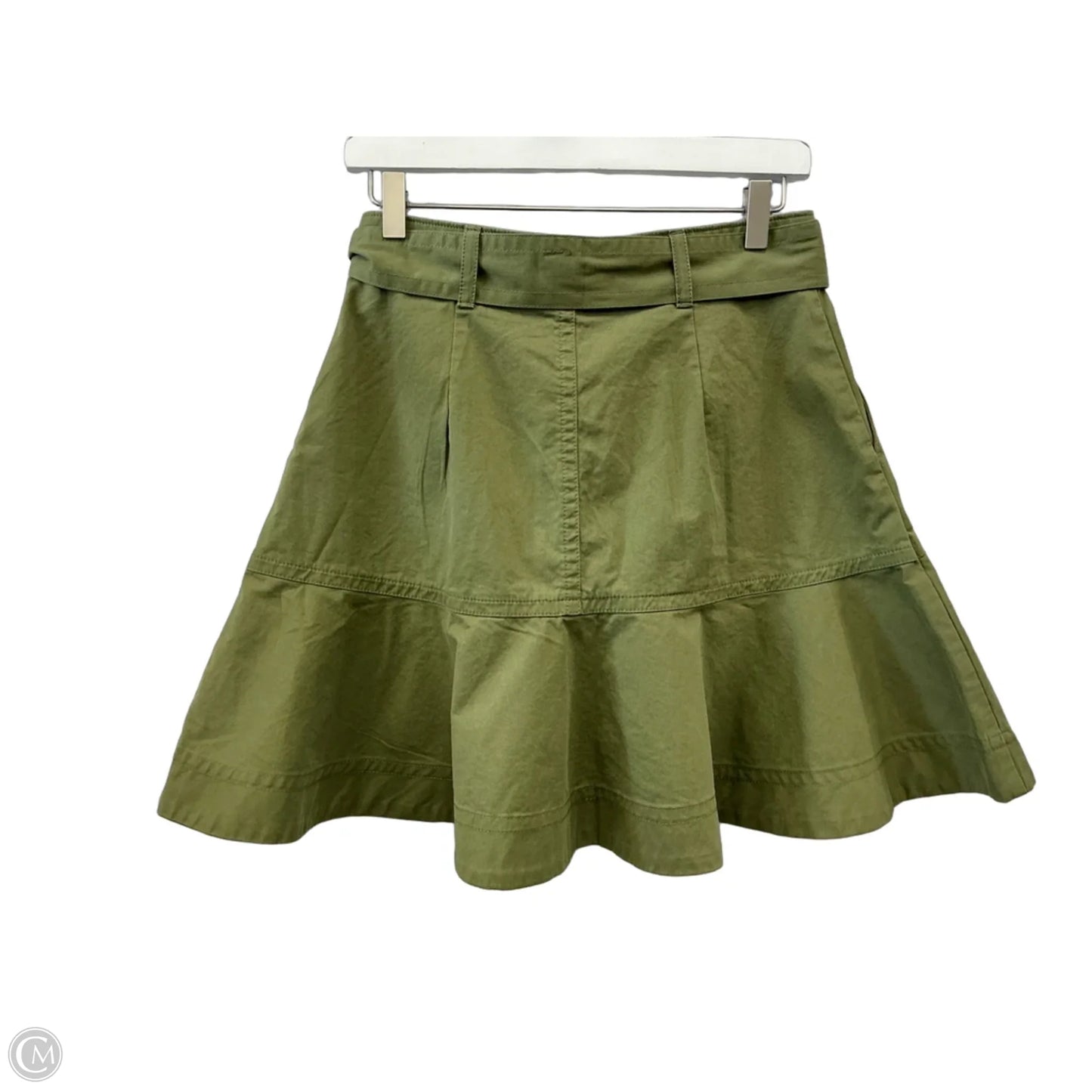Skirt Midi By Banana Republic In Green, Size: 6p