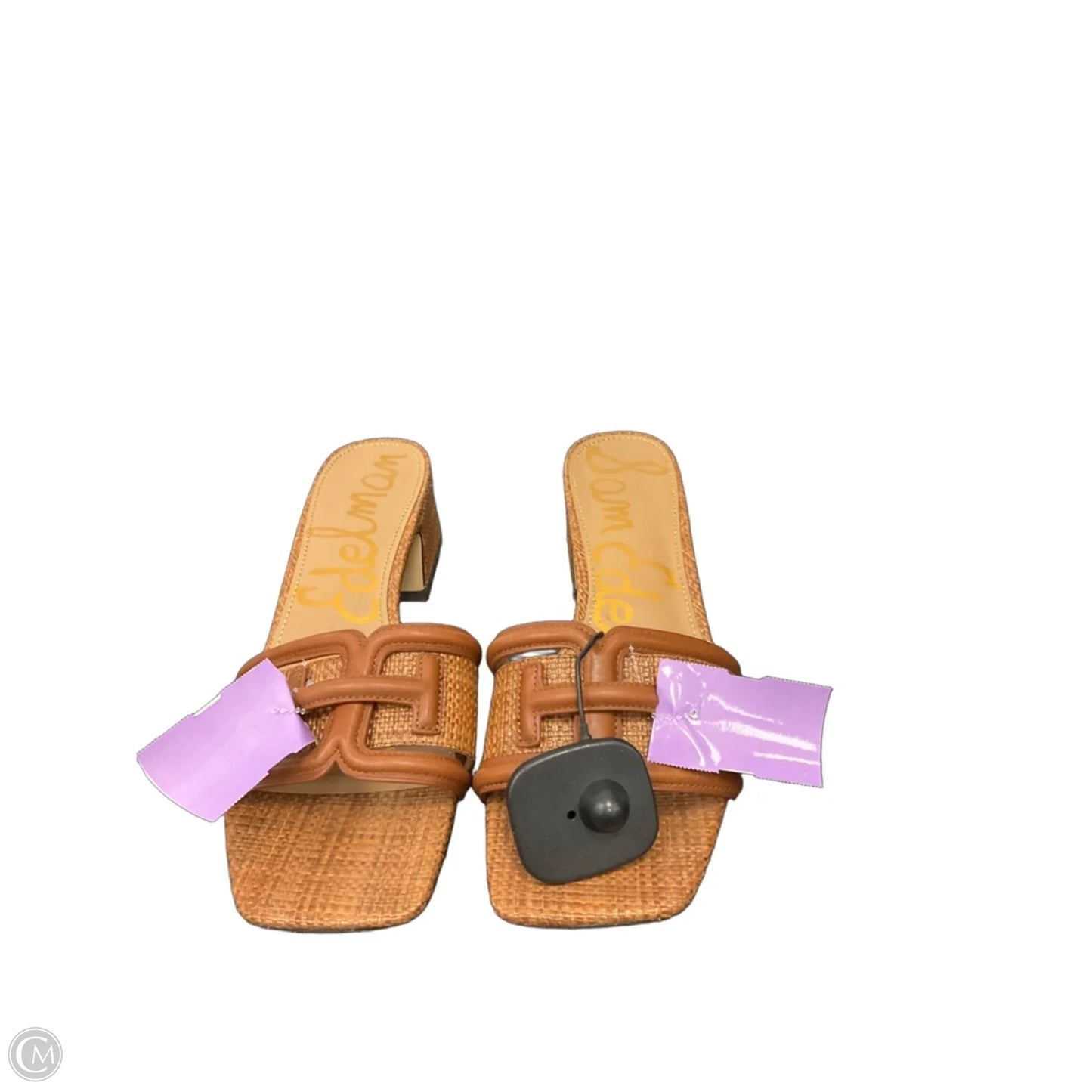 Sandals Heels Block By Sam Edelman In Brown, Size: 10