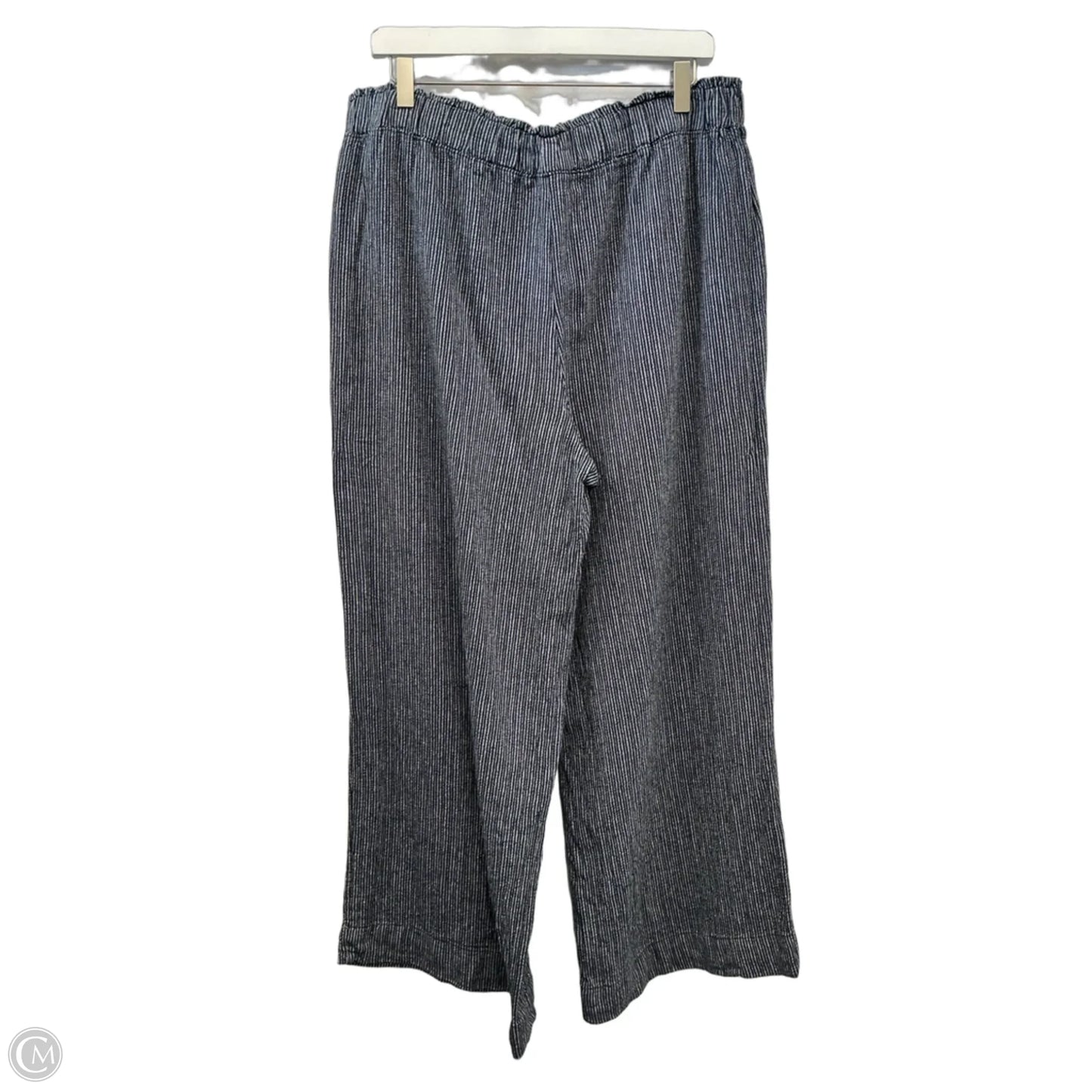 Pants Wide Leg By Time And Tru In Striped Pattern, Size: 14