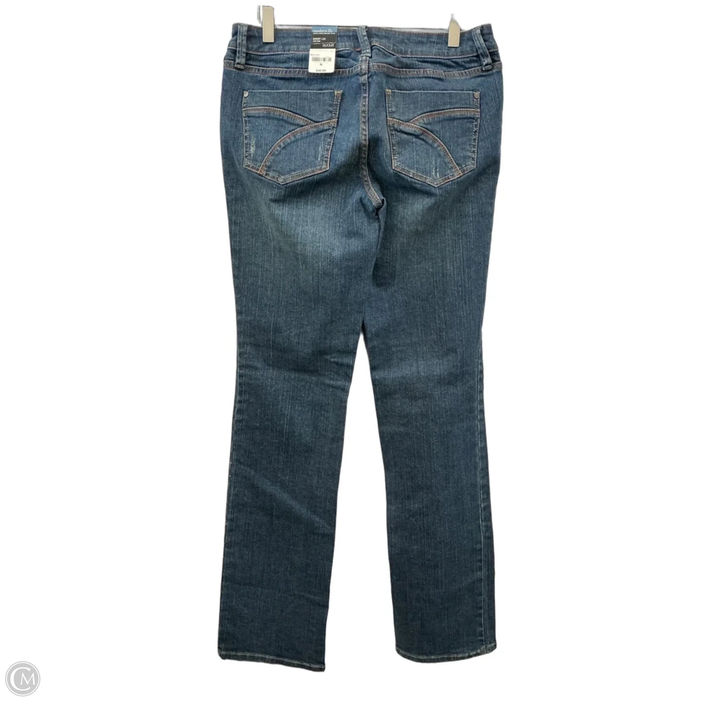 Jeans Straight By Ana In Blue Denim, Size: 8l