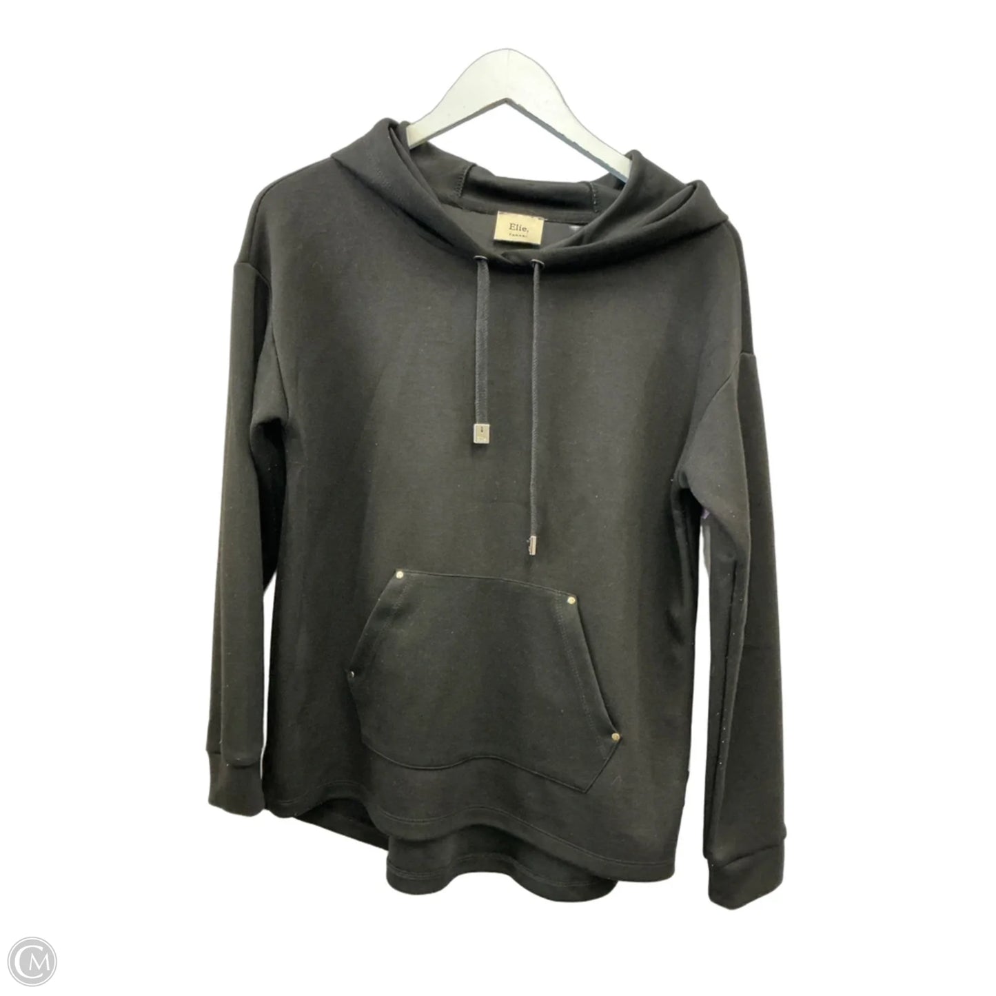 Sweatshirt Hoodie By Elie Tahari In Black, Size: Sp