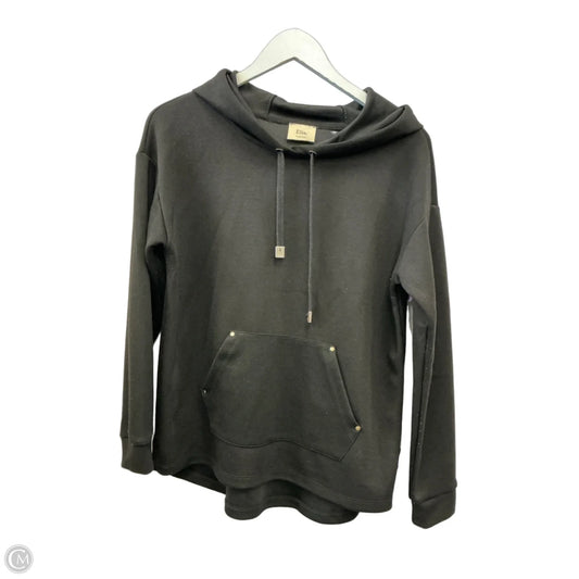 Sweatshirt Hoodie By Elie Tahari In Black, Size: Sp
