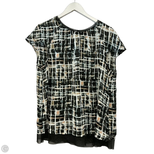 Top Sleeveless By Simply Vera In Black, Size: L