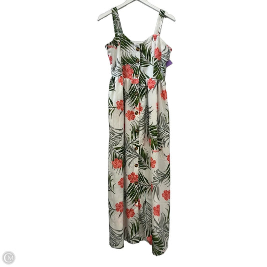 Dress Casual Maxi By Shein In Tropical Print, Size: M