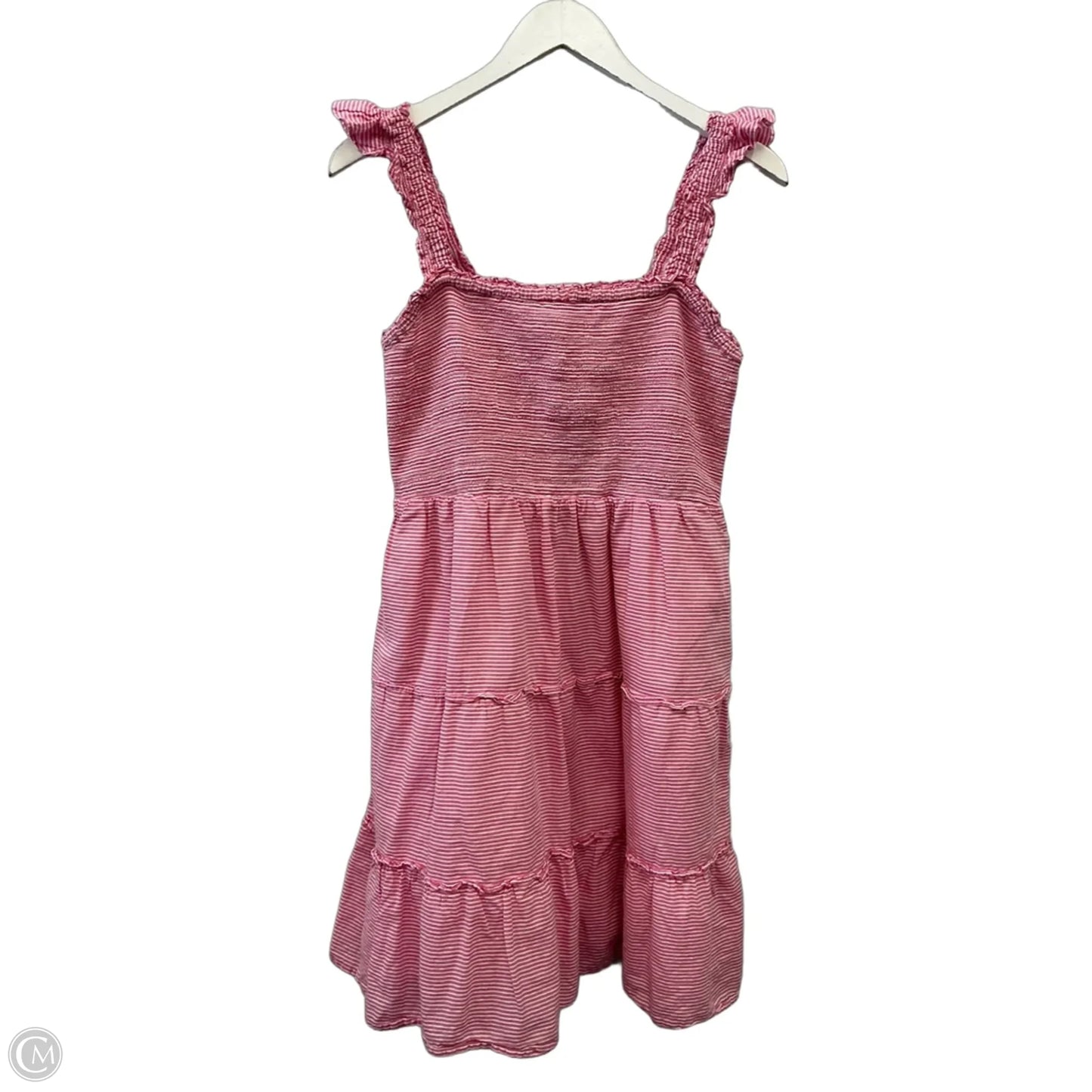 Dress Casual Midi By J. Crew In Pink, Size: L