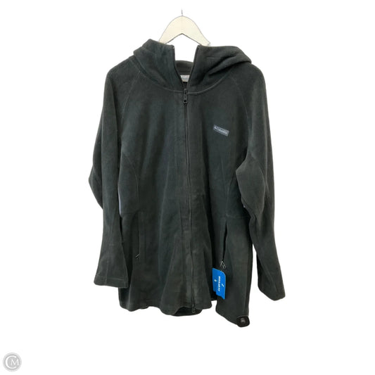 Jacket Fleece By Columbia In Grey, Size: 2x