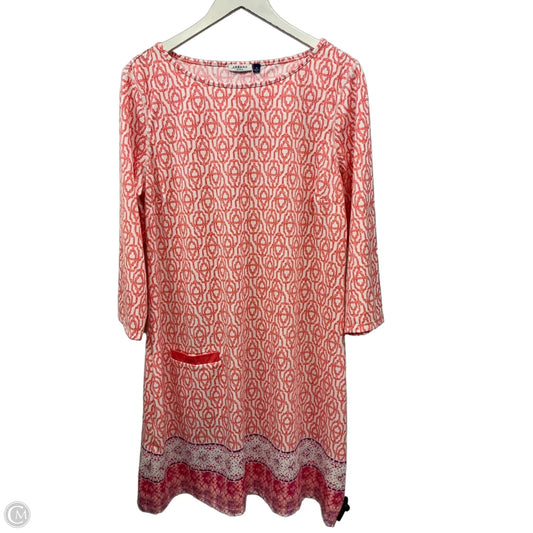 Dress Casual Midi By Cabana Life In Pink, Size: Xl
