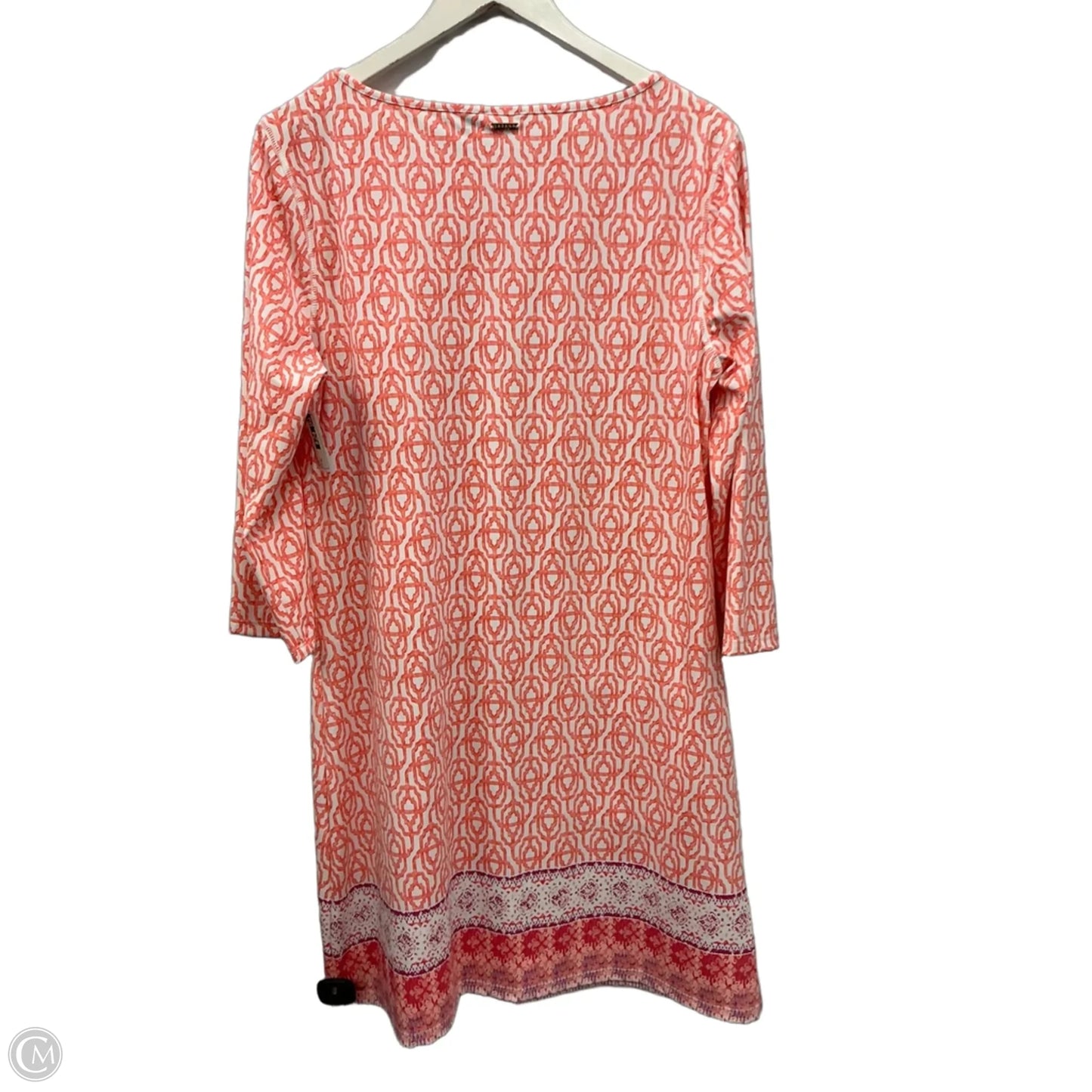 Dress Casual Midi By Cabana Life In Pink, Size: Xl