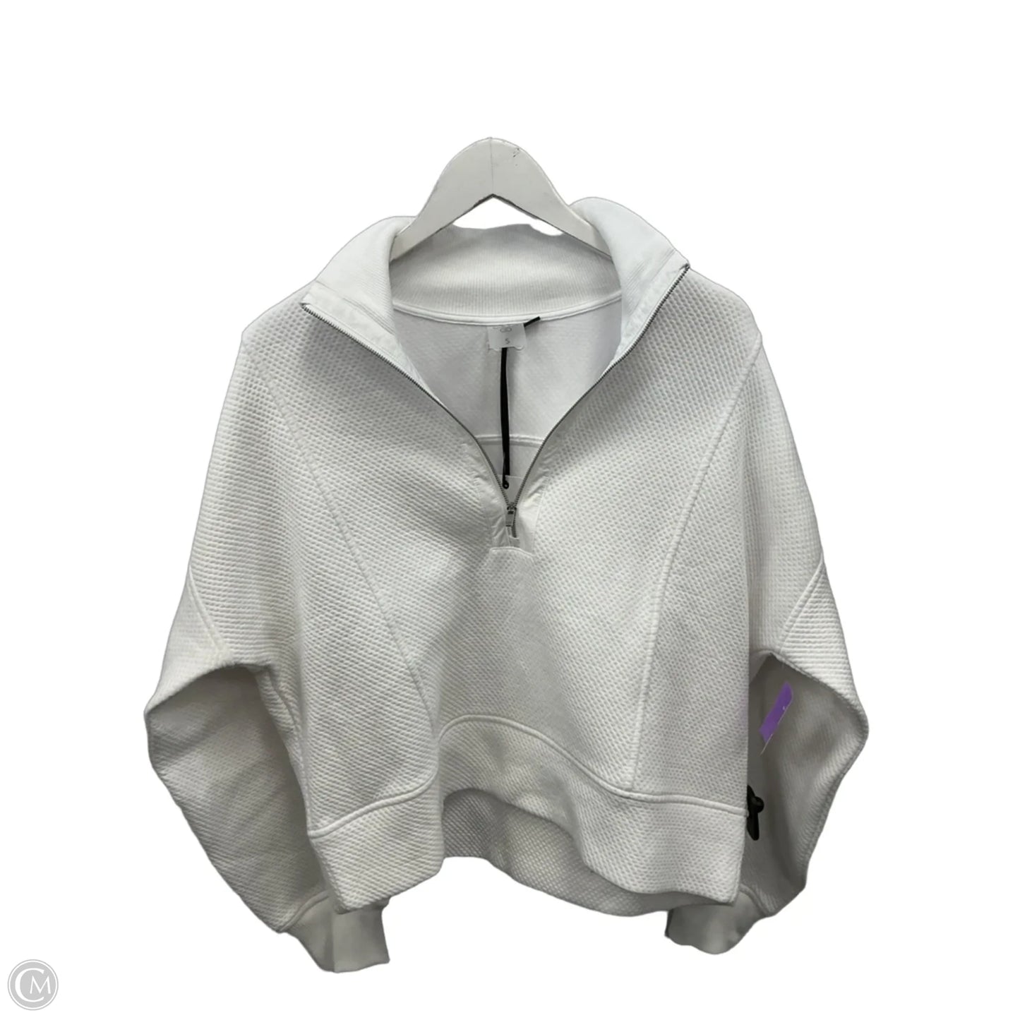 Athletic Sweatshirt Collar By Calia In White, Size: S