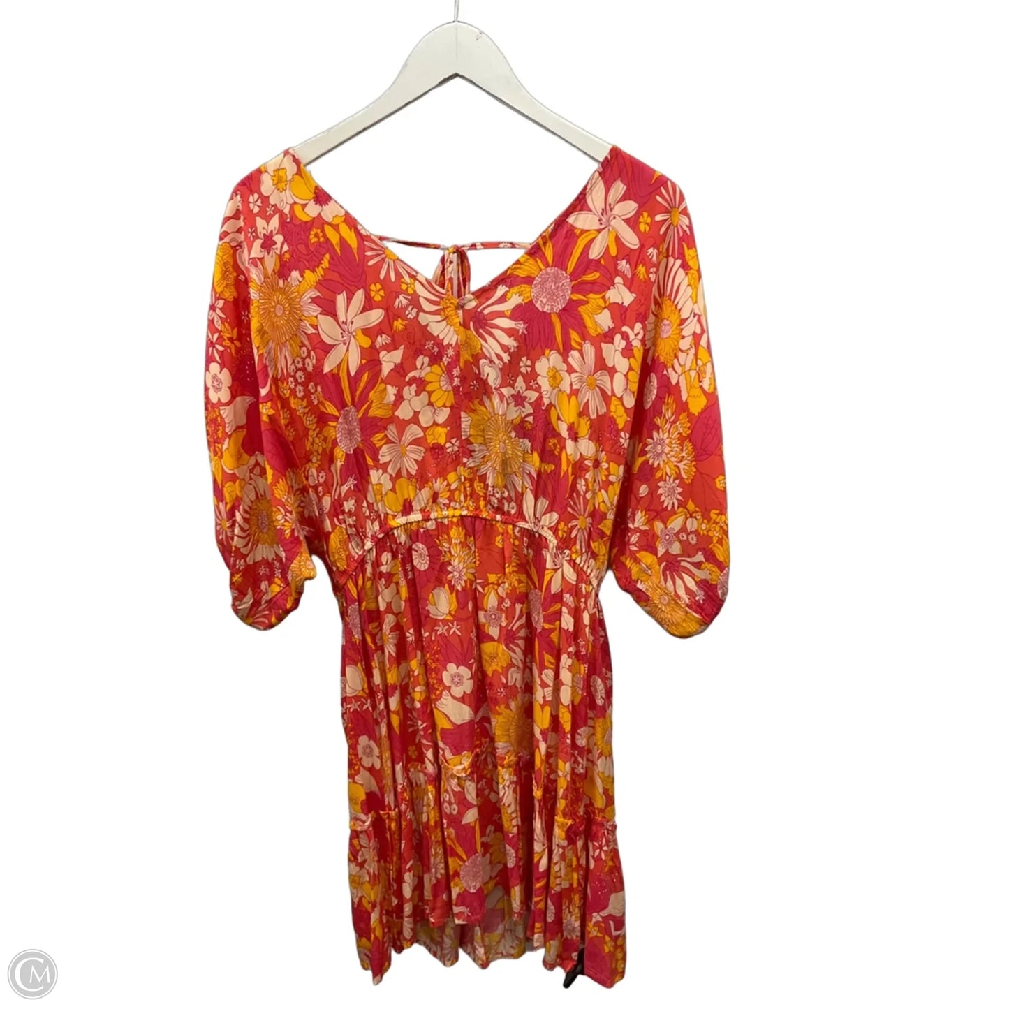 Dress Casual Midi By Clothes Mentor In Floral Print, Size: M