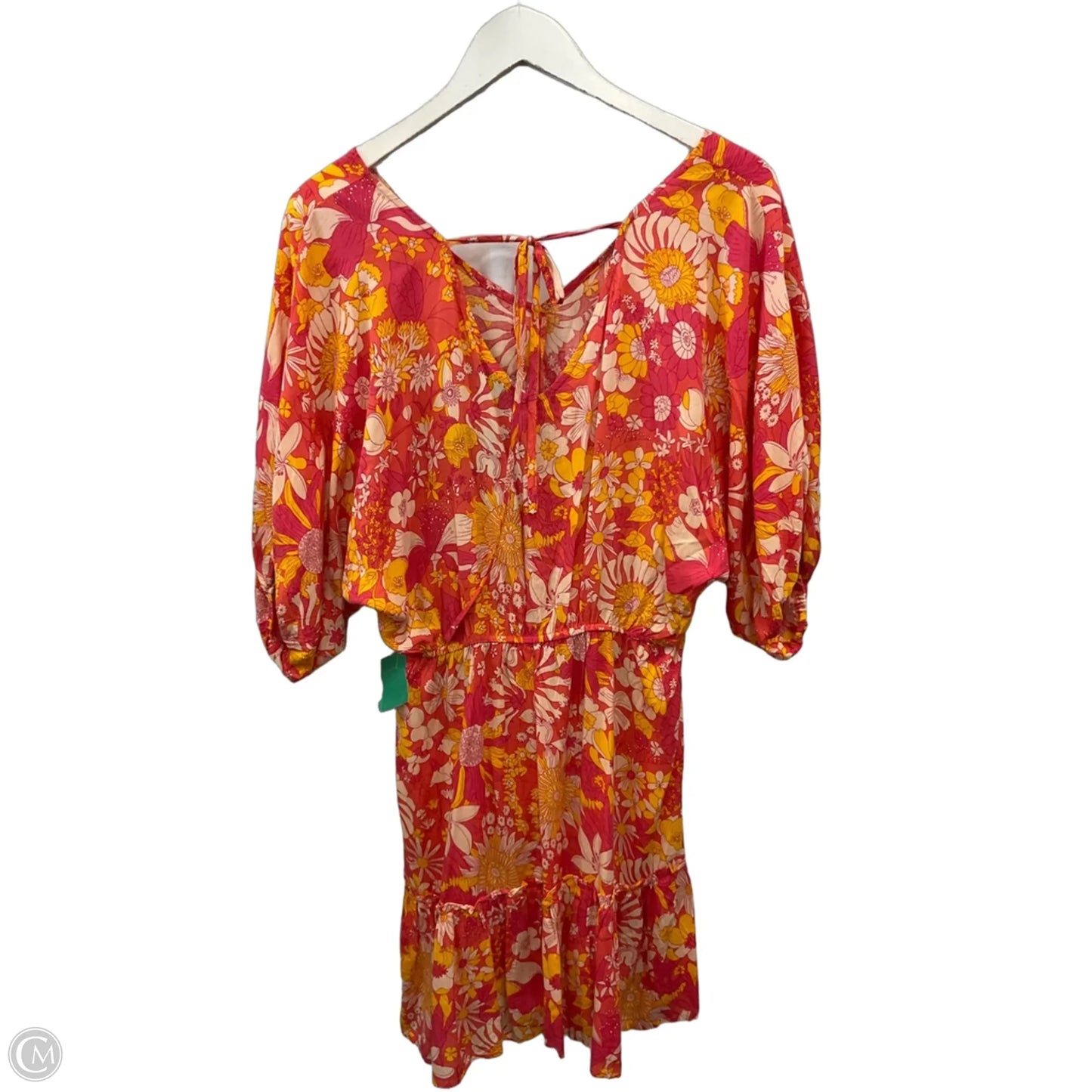 Dress Casual Midi By Clothes Mentor In Floral Print, Size: M