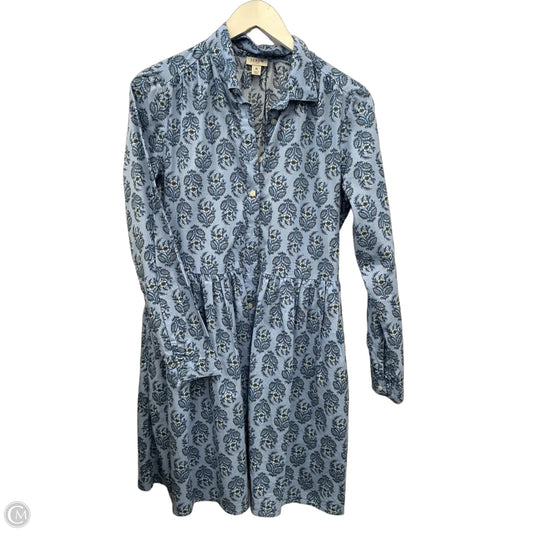 Dress Casual Midi By J. Crew In Blue, Size: S