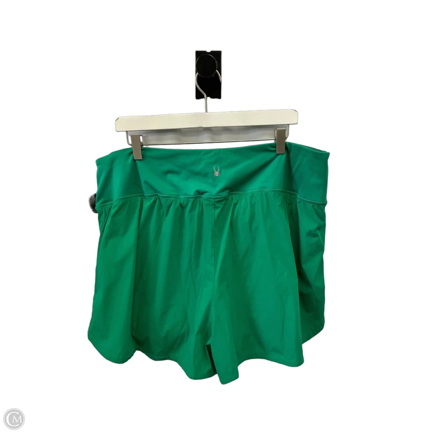 Athletic Shorts By Spyder In Green, Size: Xxl